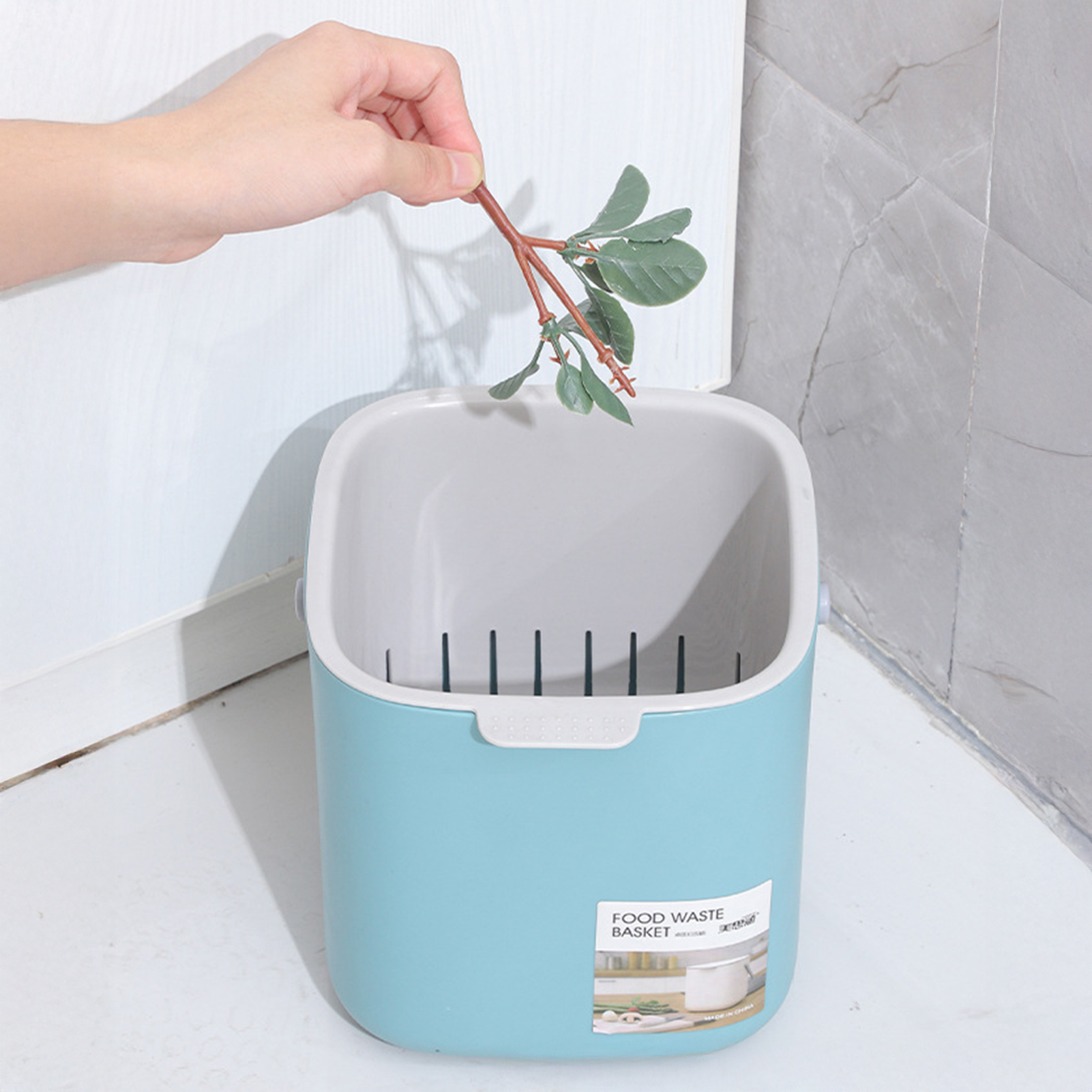 Countertop Trash Can with Lid  - مراجعة Compost Bin Countertop وسعره