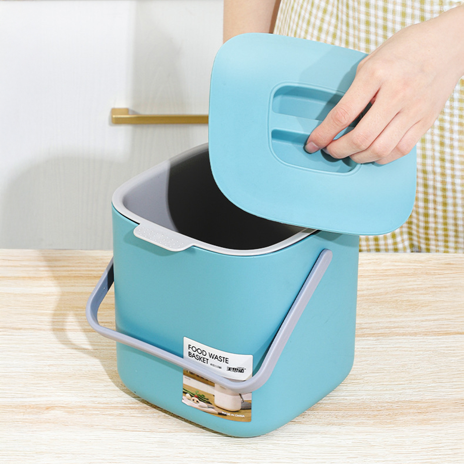 Countertop Trash Can with Lid  - مراجعة Compost Bin Countertop وسعره