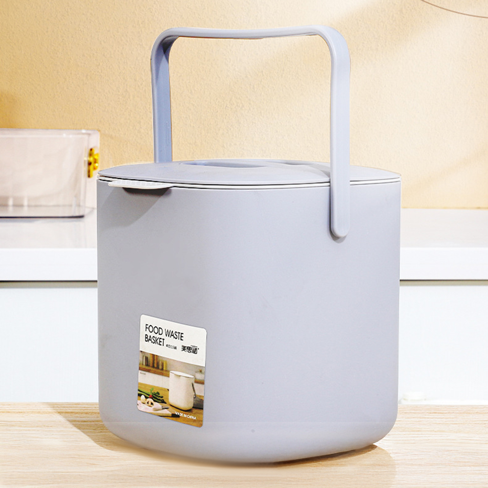 Countertop Trash Can with Lid  - مراجعة Compost Bin Countertop وسعره