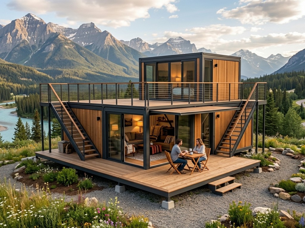 Eco Friendly Prefab House with - مراجعة Sustainable Living House وسعره