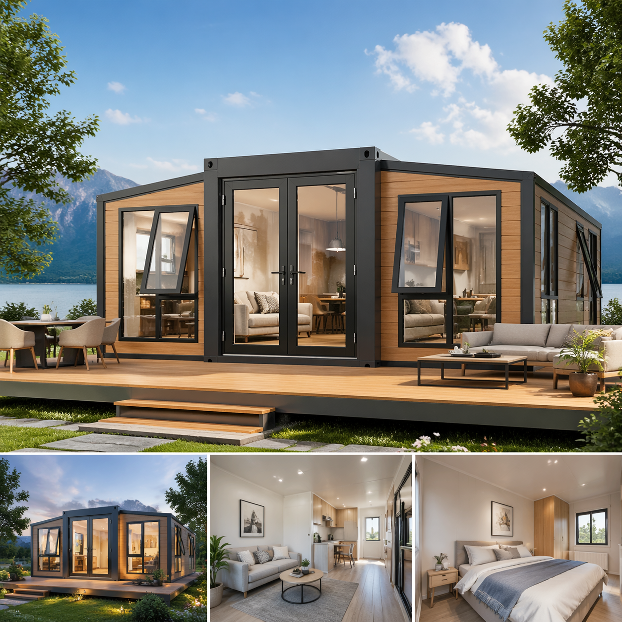 Eco Friendly Prefab House with - مراجعة Sustainable Living House وسعره
