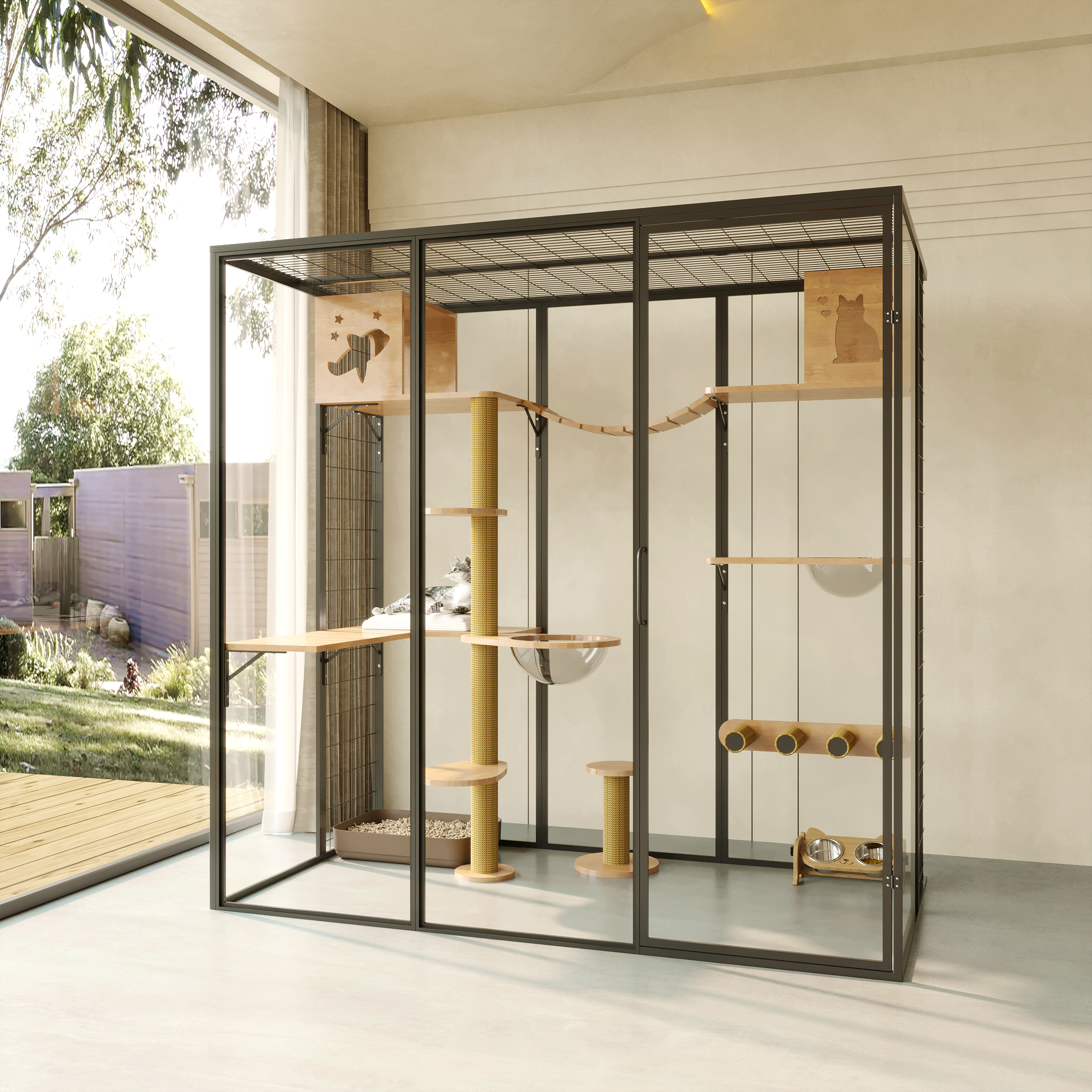 Cat House Sustainable Cat Vill - مراجعة Sustainable Living House وسعره