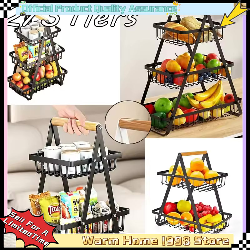 New 2 3 Tiers Countertop Fruit - مراجعة Compost Bin Countertop وسعره