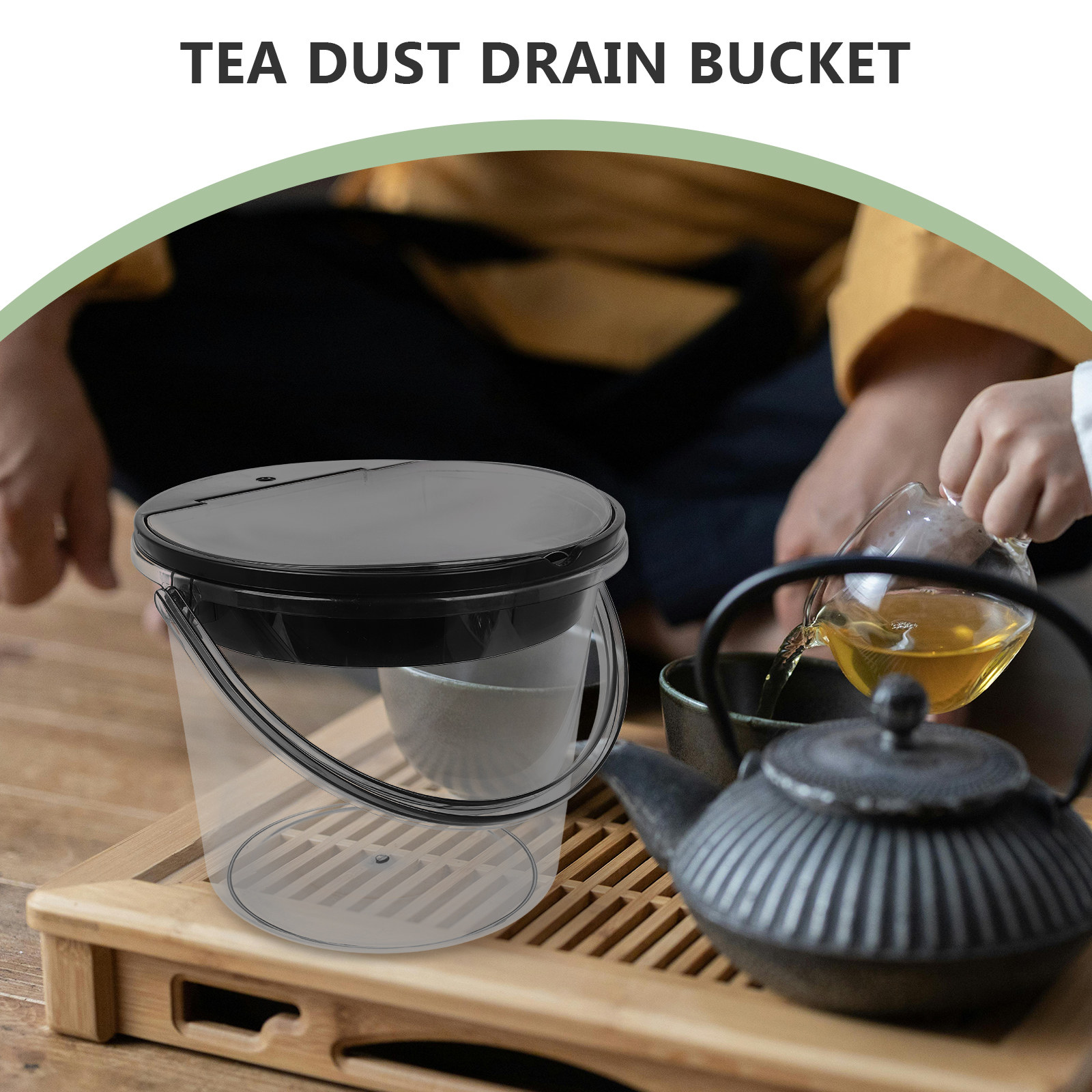 Portable Tea Dregs Drainage Bu - مراجعة Compost Bin Countertop وسعره