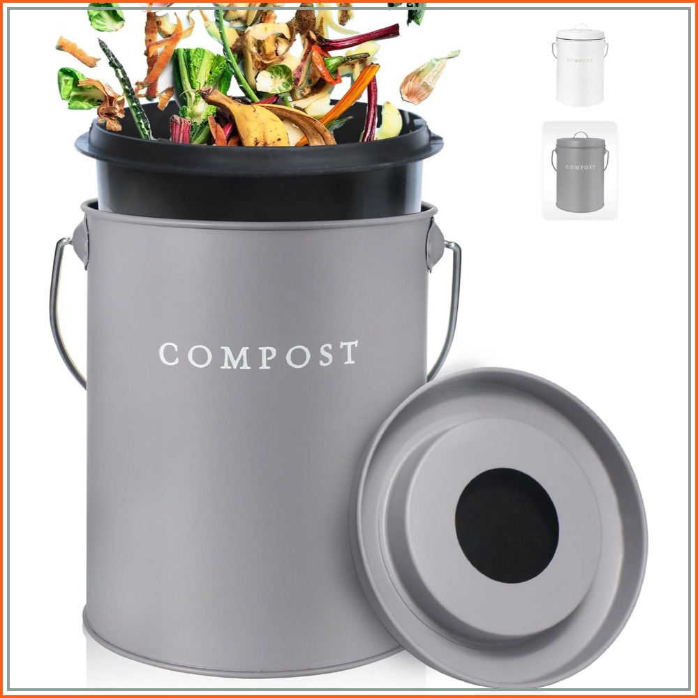 Indoor Compost Bin Kitchen Odo - مراجعة Compost Bin Countertop وسعره