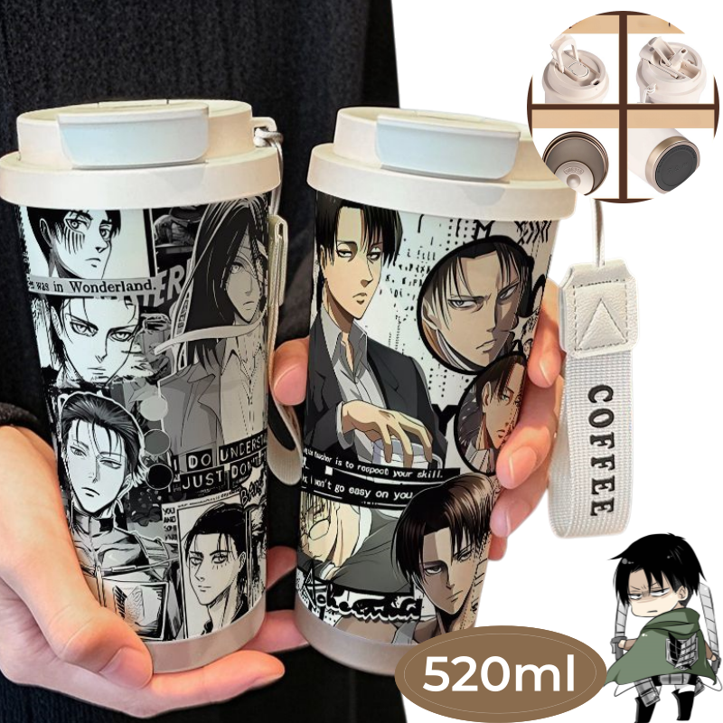 Attack on Titan Mikasa Ackerma - مراجعة Stainless Steel Straw وسعره