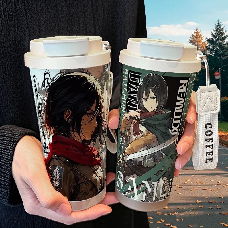 Attack on Titan Mikasa Ackerma - مراجعة Stainless Steel Straw وسعره