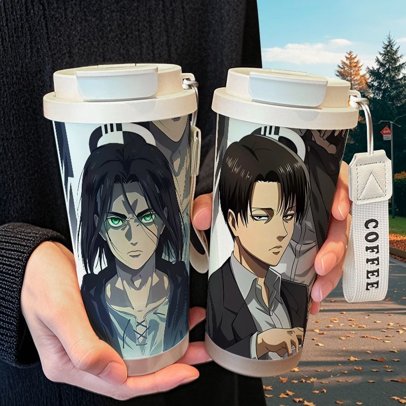 Attack on Titan Mikasa Ackerma - مراجعة Stainless Steel Straw وسعره