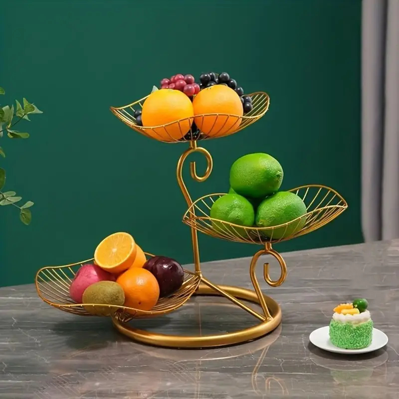 Exquisite 3-layer Fruit Tray C - مراجعة Compost Bin Countertop وسعره