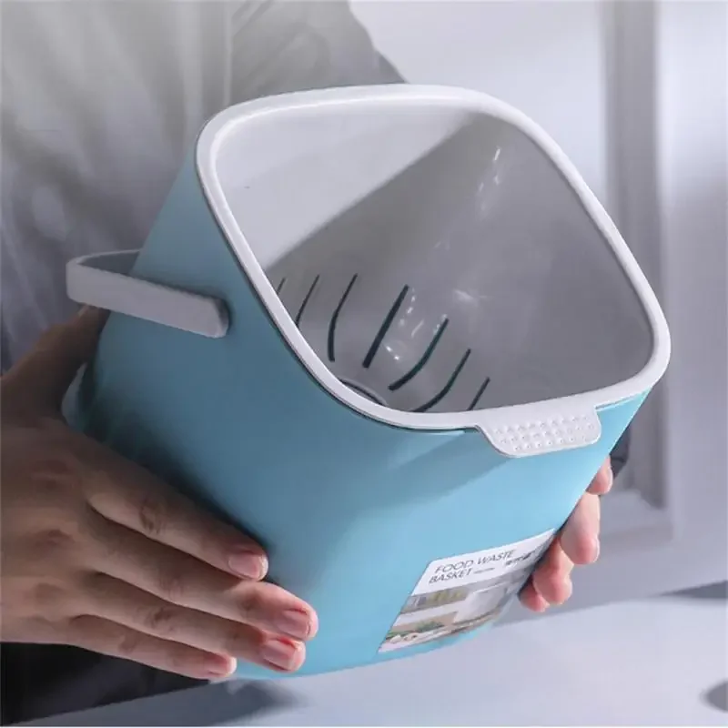 Kitchen Double Layer Trash Can - مراجعة Compost Bin Countertop وسعره