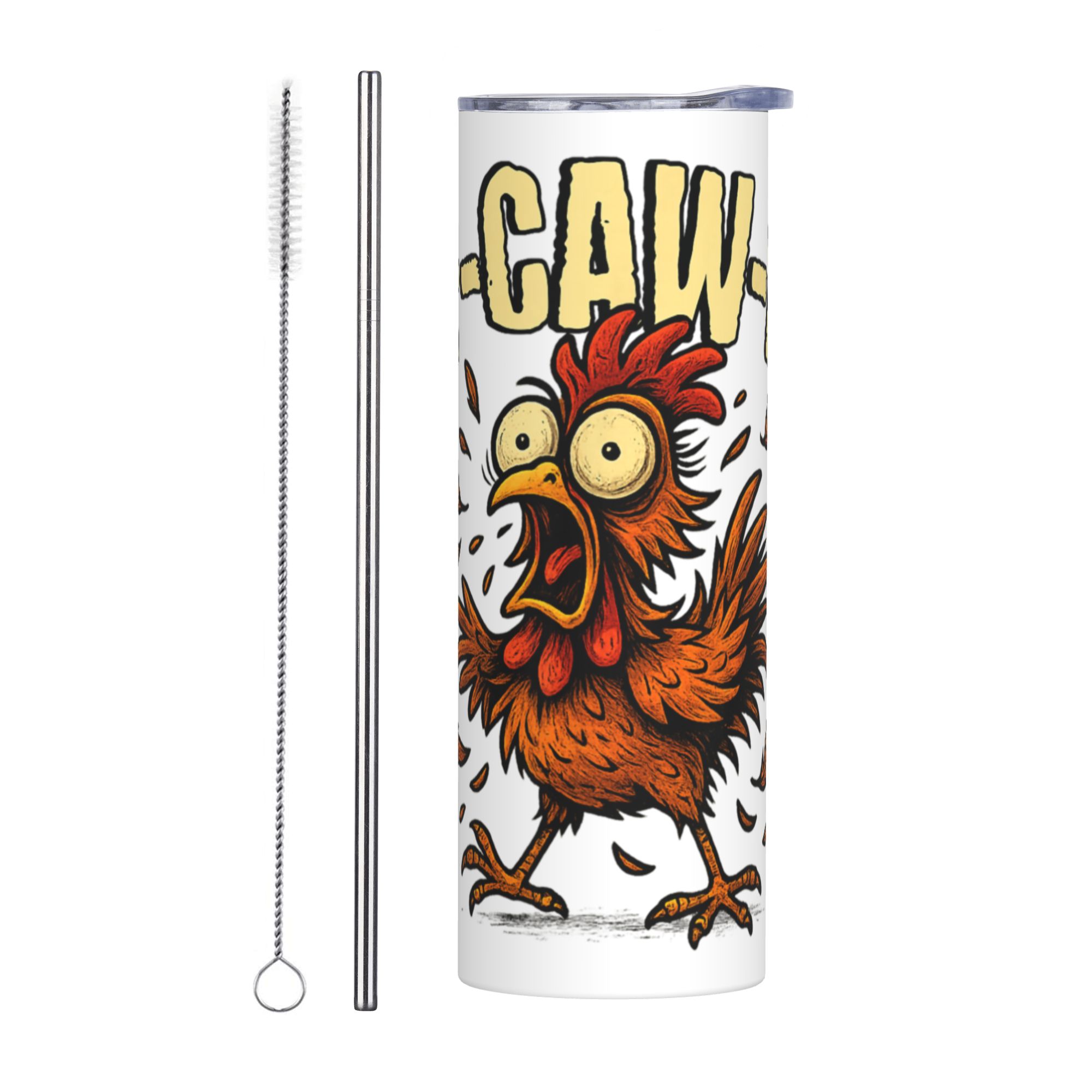 Funny F-Caw-F Chicken FCAWF Tu - مراجعة Stainless Steel Straw وسعره