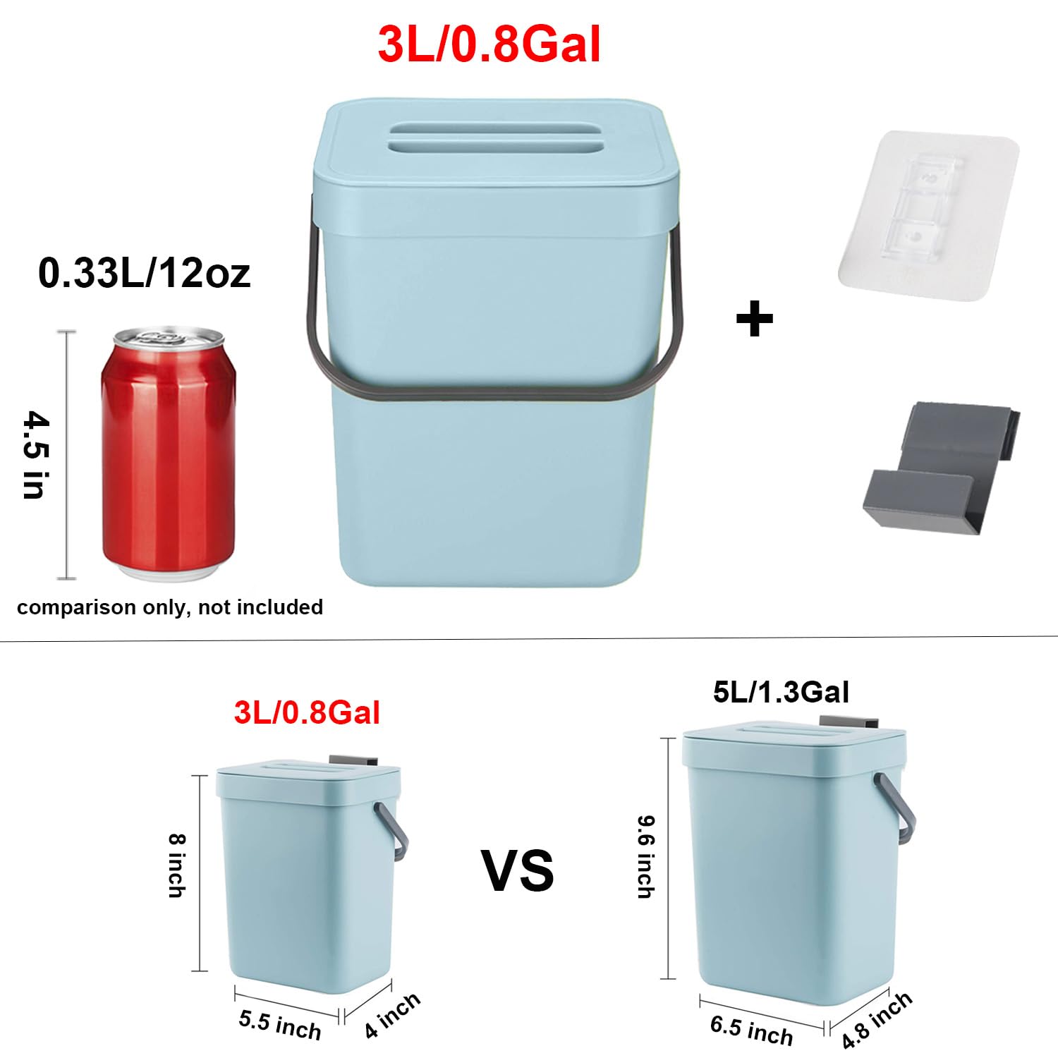Compost Bin Kitchen, Small Com - مراجعة Compost Bin Countertop وسعره