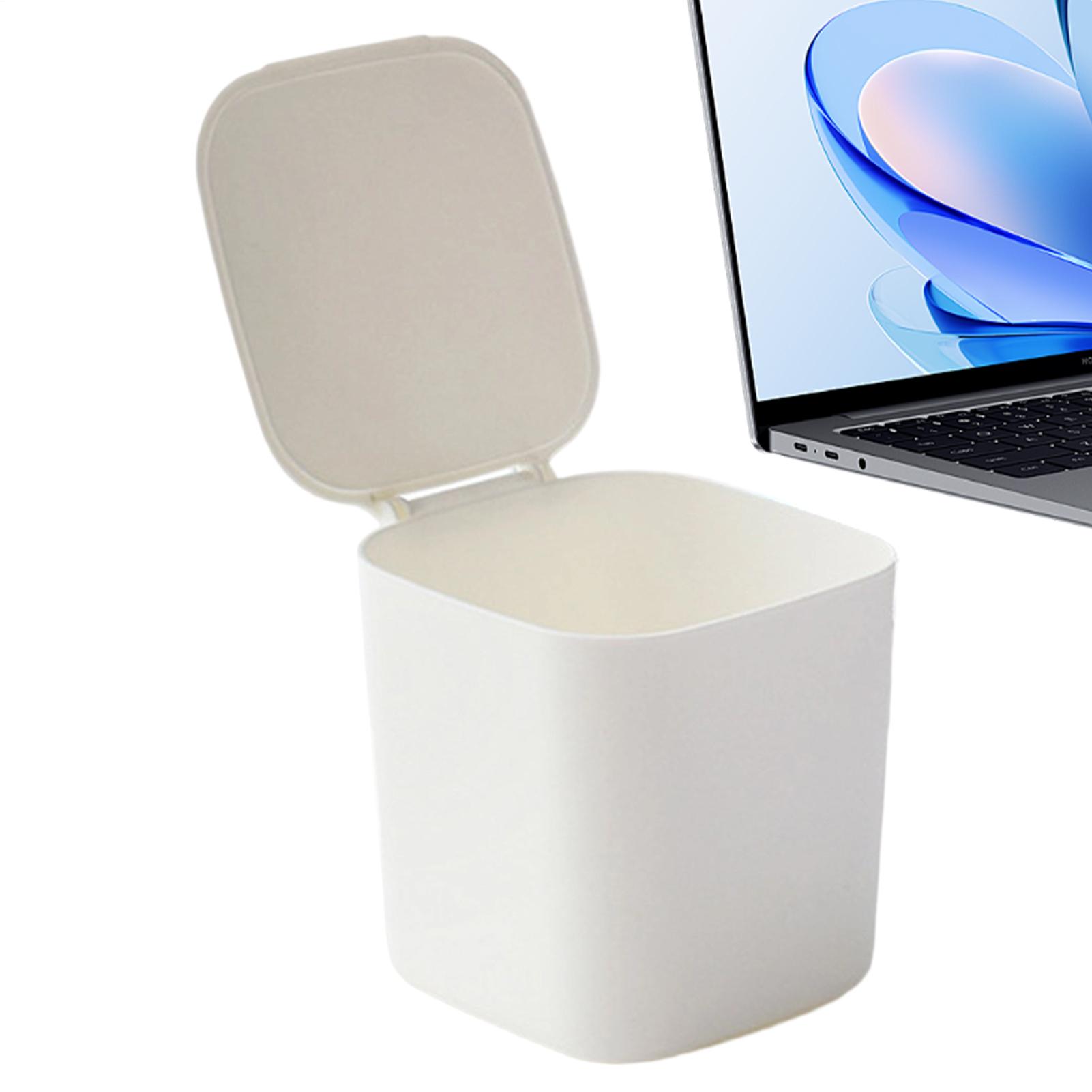 Desk Mini Trash Can with Lid S - مراجعة Compost Bin Countertop وسعره