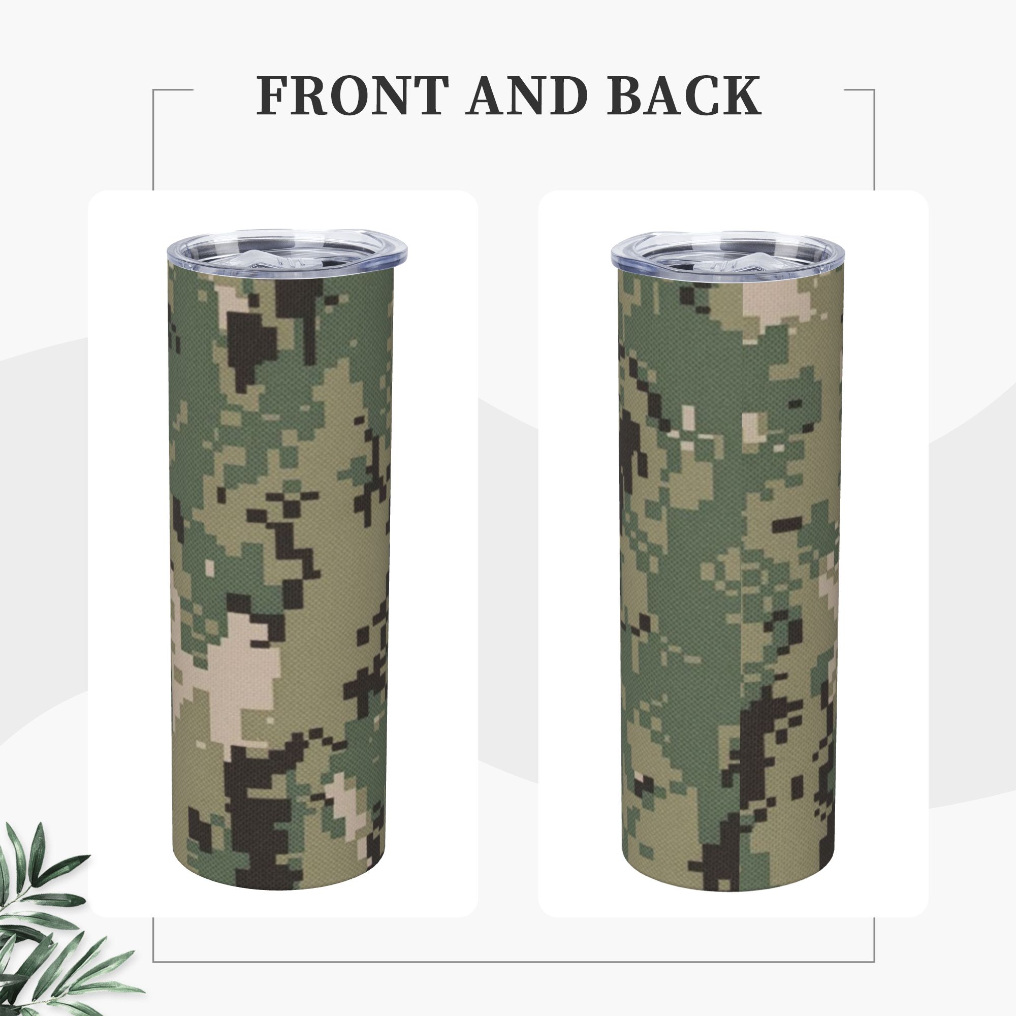 NWU Green Digital Camo Camoufl - مراجعة Stainless Steel Straw وسعره