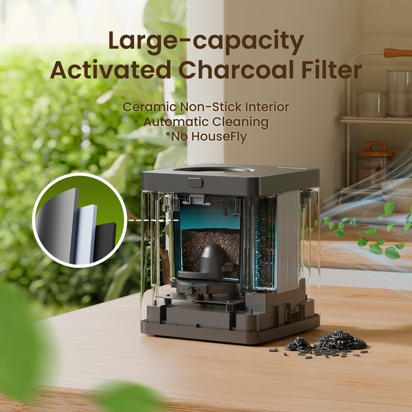 Electric Compost Bin for Kitch - مراجعة Compost Bin Countertop وسعره