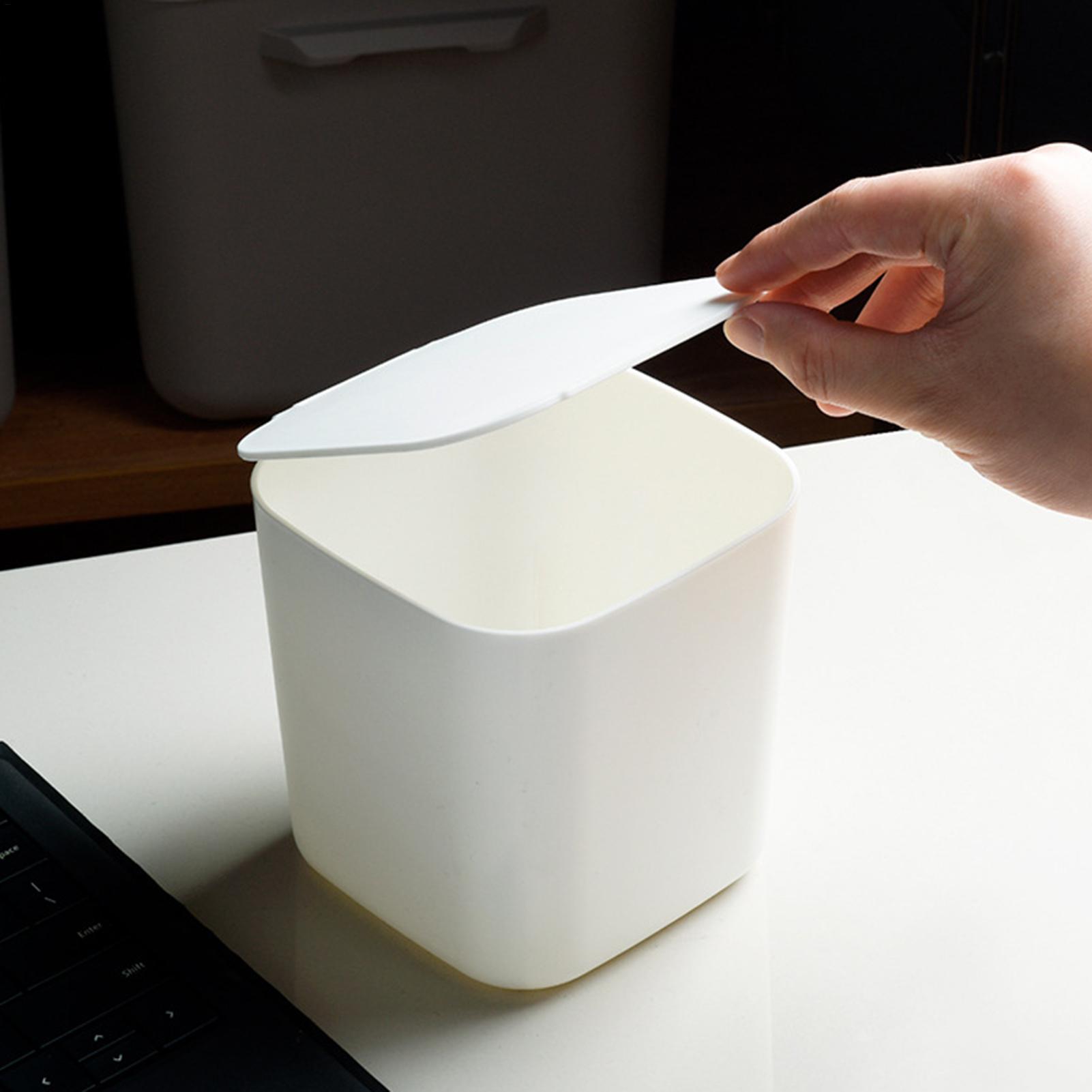 Mini Trash Can with Lid Small  - مراجعة Compost Bin Countertop وسعره