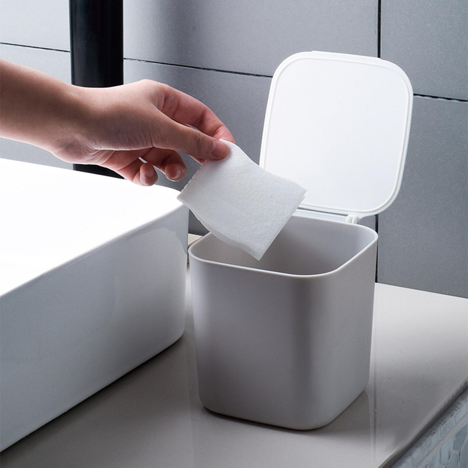 Mini Trash Can with Lid Small  - مراجعة Compost Bin Countertop وسعره