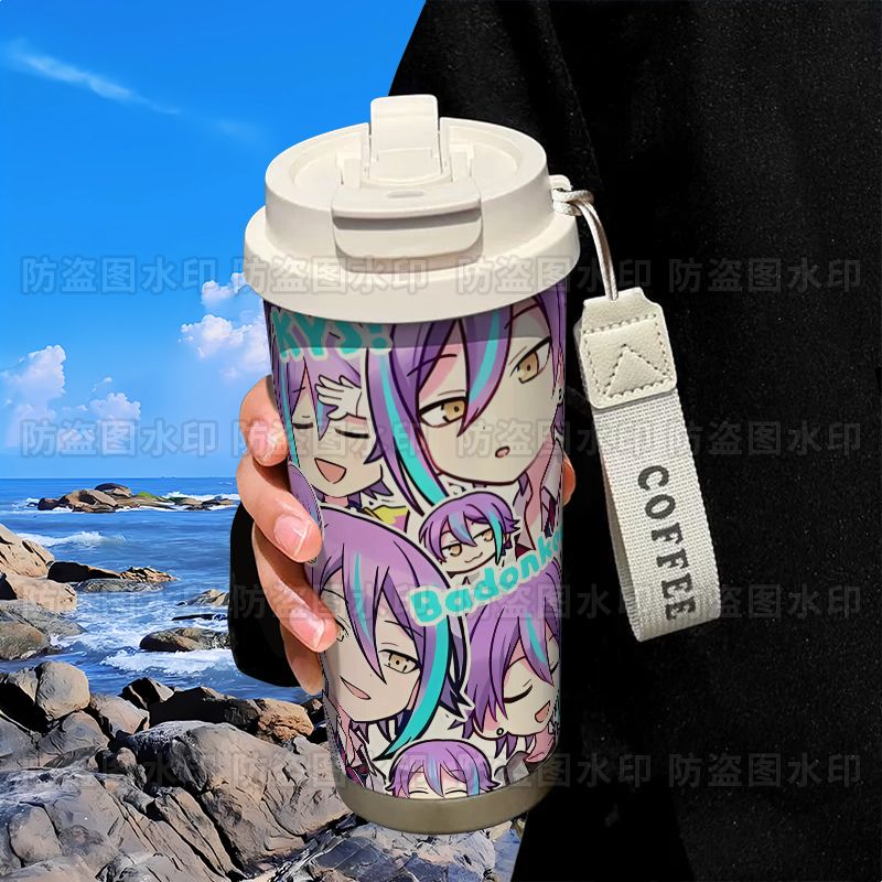 520ml Cute Creative Water Bott - مراجعة Stainless Steel Straw وسعره