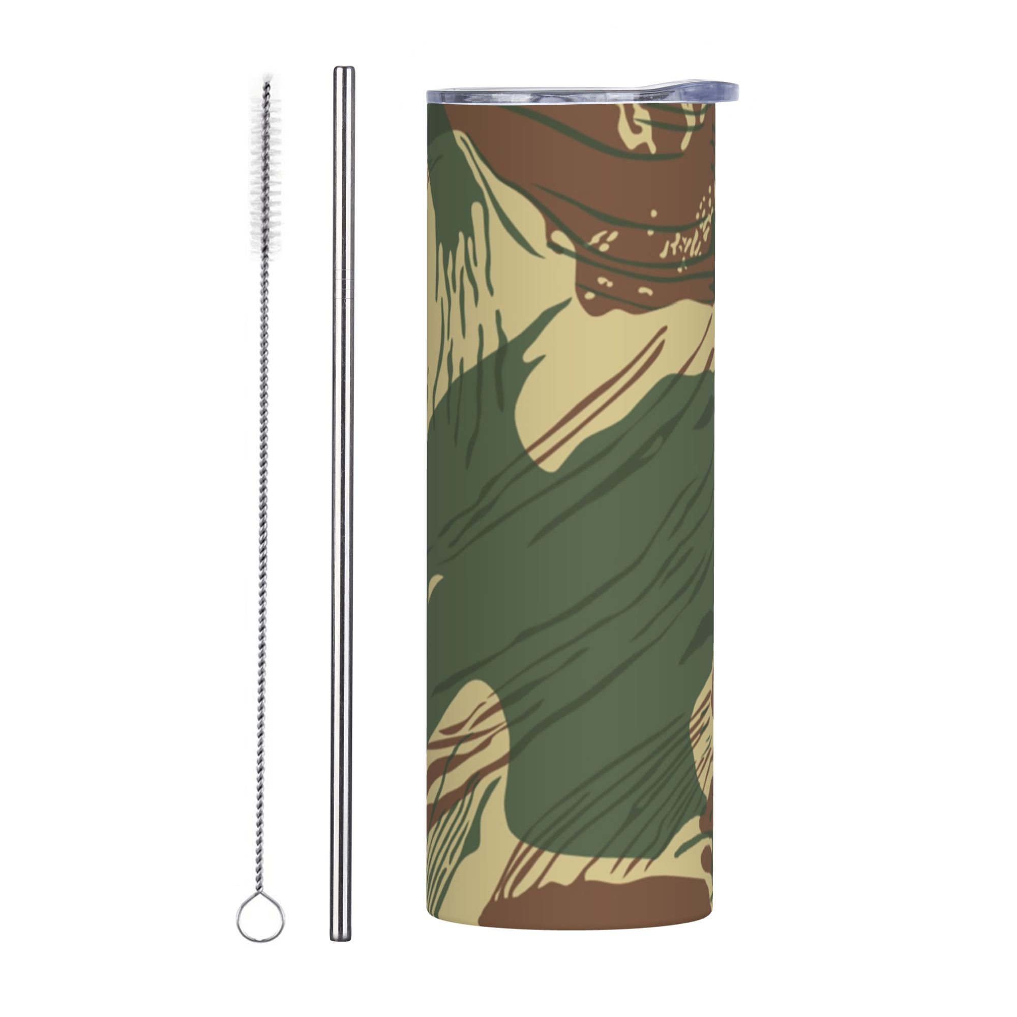 Rhodesian War Camouflage Tumbl - مراجعة Stainless Steel Straw وسعره