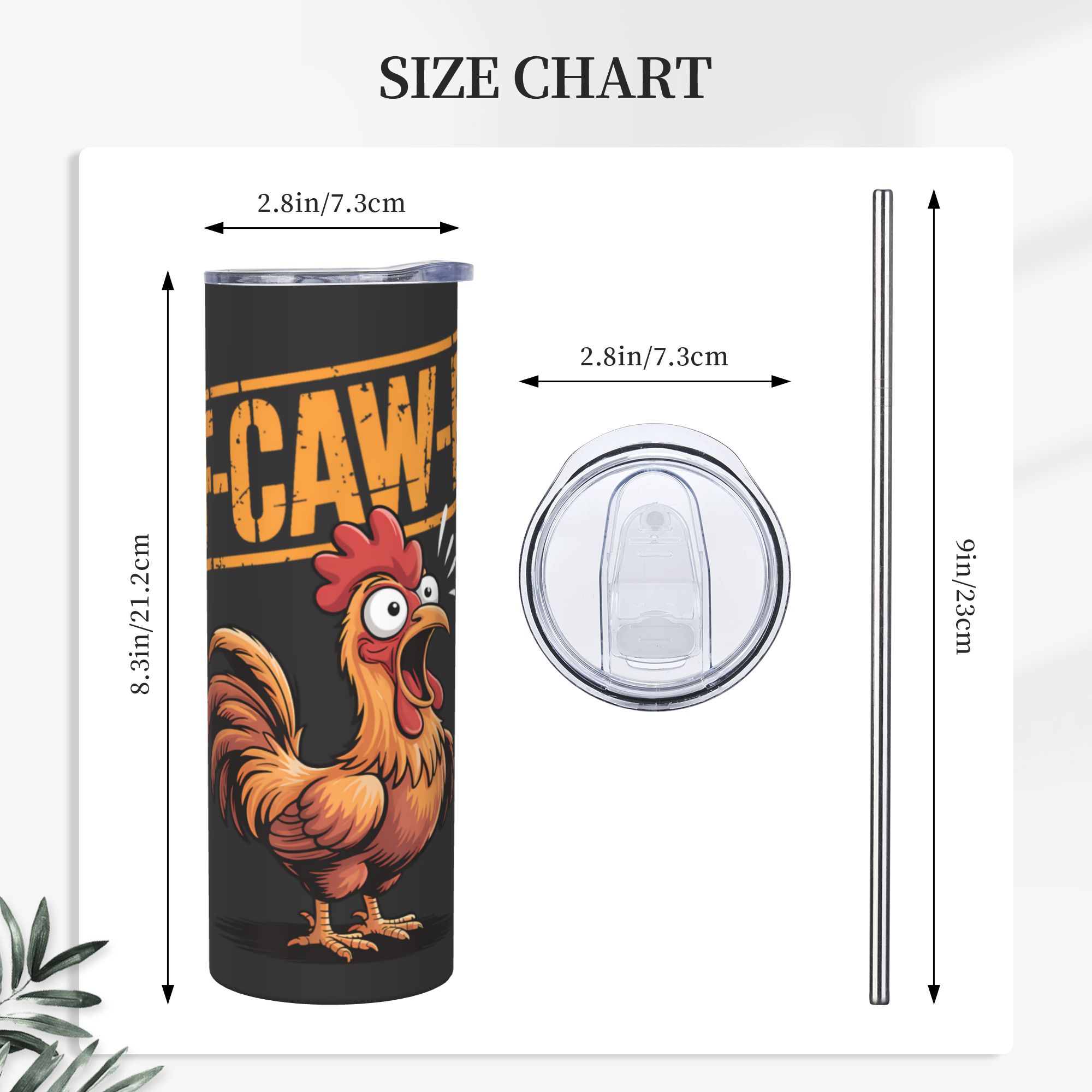 Funny F-Caw-F Chicken FCAWF Tu - مراجعة Stainless Steel Straw وسعره