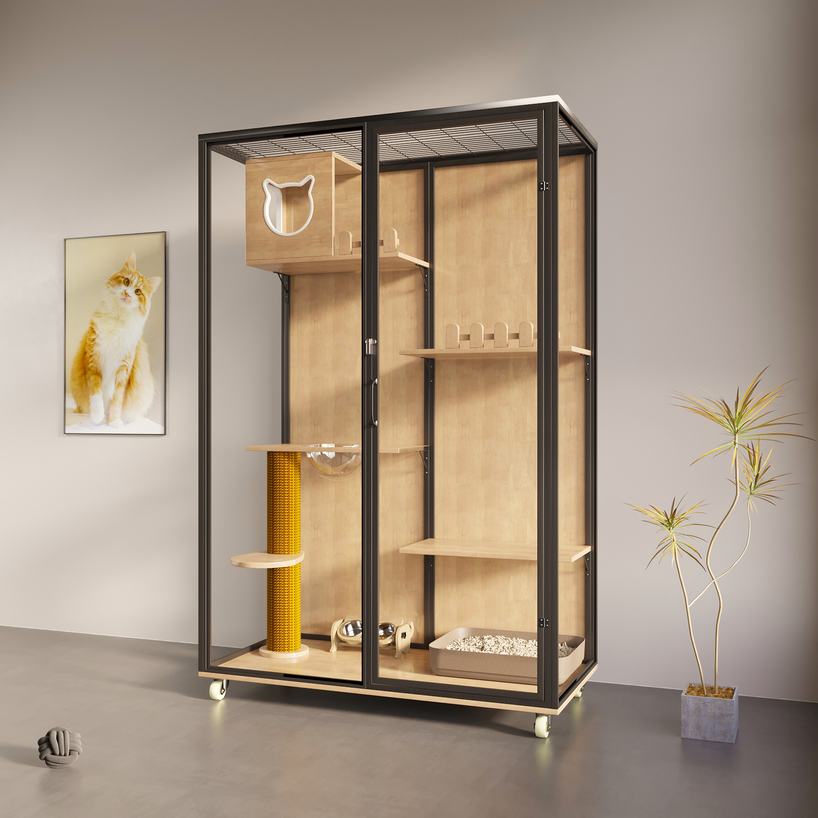 Cat House Sustainable Cat Vill - مراجعة Sustainable Living House وسعره